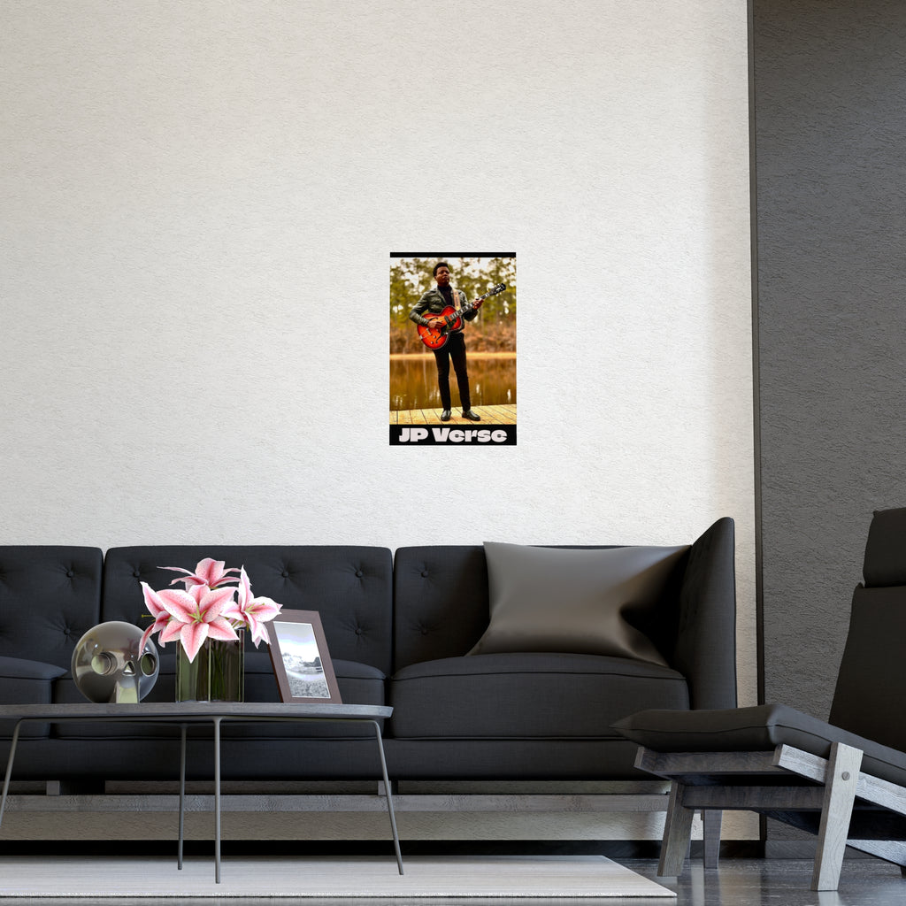 Music Artist Poster — "JP Verse" Matte Vertical/Horizontal Print