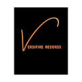 Rolled Poster — Versifire Records Logo (Black & Orange Music Art Print)