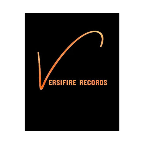 Rolled Poster — Versifire Records Logo (Black & Orange Music Art Print)